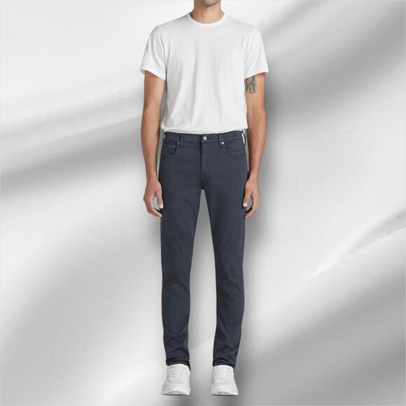 EDWIN Men’s Maddox 5 Pockets Slim Pants in the Size 30X32 in Navy Blue Color - Picture 6 of 9